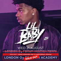 Lil Baby at Brixton Academy on Wednesday 21st August 2019