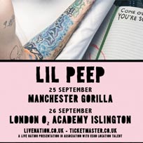 Lil' Peep at Islington Academy on Tuesday 26th September 2017