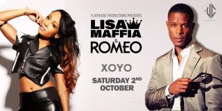 Lisa Maffia & Romeo at XOYO on Saturday 2nd October 2021
