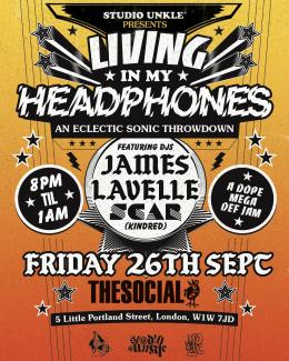 Living In My Headphones at The Social on Friday 26th September 2025