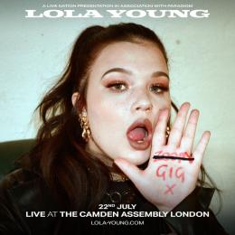 Lola Young at Camden Assembly on Thursday 22nd July 2021