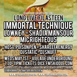 LONG LIVE FILASTEEN at The Lower Third on Wednesday 1st May 2024