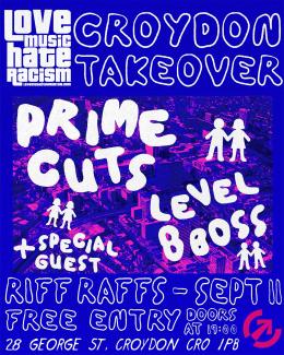 Love Music Hate Racism Croydon Takeover at Riff Raffs on Friday 11th September 2026