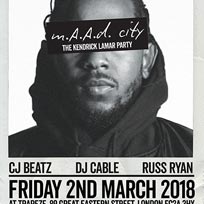 m.A.A.d City  at Trapeze on Friday 2nd March 2018