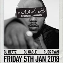 m.A.A.d City  at Trapeze on Friday 5th January 2018