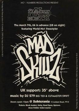 Mad Skillz at Subterania on Thursday 7th March 1996