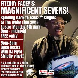 Magnificent Sevens at White Lion on Monday 6th April 2026