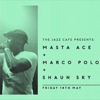 Masta Ace + Marco Polo at Jazz Cafe on Friday 18th May 2018
