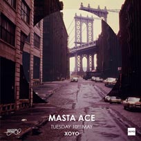 Masta Ace at XOYO on Tuesday 10th May 2016