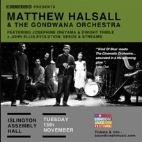 Matthew Halsall at Islington Assembly Hall on Tuesday 15th November 2016