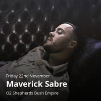 Maverick Sabre at Shepherd's Bush Empire on Friday 22nd November 2019