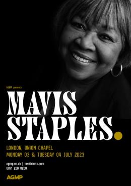 Mavis Staples at Union Chapel on Tuesday 4th July 2023