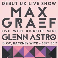 Max Graef at Bloc on Friday 30th September 2016