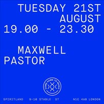 Maxwell Pastor at Spiritland on Tuesday 21st August 2018