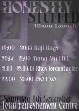 Maya Aki Album Launch at Total Refreshment Centre on Saturday 8th November 2025