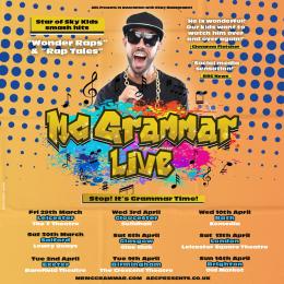 MC GRAMMAR at Leicester Square Theatre on Saturday 13th April 2024
