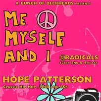 Me Myself & I at Radicals & Victuallers on Saturday 23rd April 2016