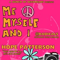 Me Myself & I at Radicals & Victuallers on Saturday 24th October 2015