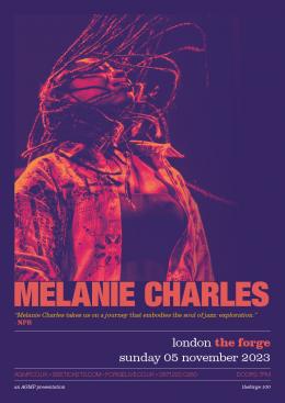 Melanie Charles at Barbican on Sunday 5th November 2023