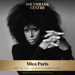 Mica Paris at Ninety One (formerly Vibe Bar) on Wednesday 19th June 2024