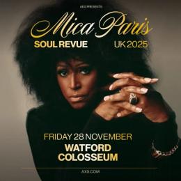 Mica Paris at Watford Colosseum on Sunday 28th September 2025
