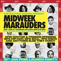 Midweek Marauders Launch Party at Book Club on Thursday 19th January 2017