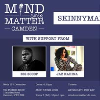 Mind Over Matter at The Fiddler's Elbow on Wednesday 11th December 2019