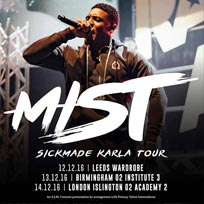 Mist at Islington Academy on Wednesday 14th December 2016