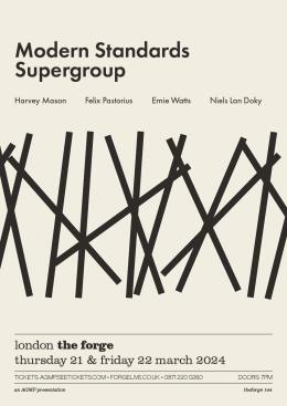 Modern Standards Supergroup at The Forge on Thursday 21st March 2024