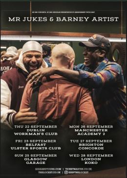 Mr Jukes & Barney Artist at Royal Albert Hall on Wednesday 28th September 2022