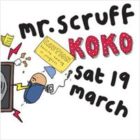Mr Scruff at KOKO on Saturday 19th March 2016