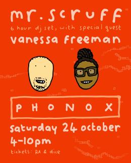 Mr Scruff at Phonox on Saturday 24th October 2026