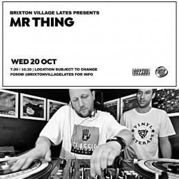 Mr Thing at Brixton Village on Wednesday 20th October 2021