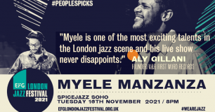 Myele Manzana at Spicejazz Soho on Tuesday 16th November 2021