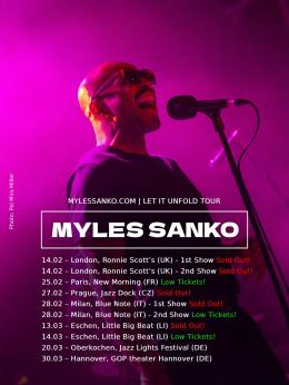 Myles Sanko at Ronnie Scotts on Saturday 14th February 2026