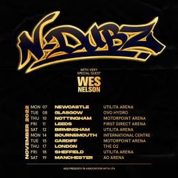 N-Dubz at The o2 on Thursday 17th November 2022