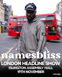 Namesbliss at Islington Assembly Hall on Thursday 19th November 2026