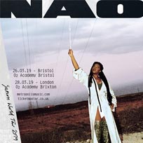 NAO at Brixton Academy on Thursday 28th March 2019