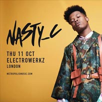 Nasty C at Electrowerkz on Thursday 11th October 2018