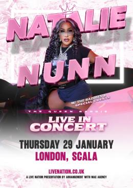 Natalie Nunn at Scala on Thursday 29th January 2026