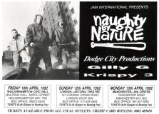 Naughty by Nature at The Astoria on Sunday 12th April 1992