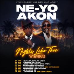 NE-YO & AKON at The o2 on Saturday 9th May 2026