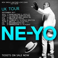 Ne-Yo at Brixton Academy on Wednesday 20th September 2017