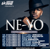 Ne-Yo at Wembley Arena on Thursday 29th September 2022