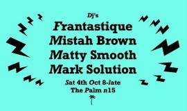 Never Dug Disco at The Palm on Saturday 4th October 2025