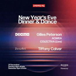 New Year's Eve Dinner & Dance at The Standard on Wednesday 31st December 2025