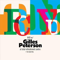 New Years Day w/ Gilles Peterson at Total Refreshment Centre on Monday 1st January 2018