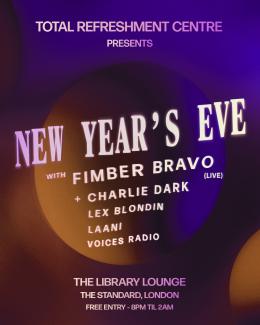 New Years Eve at The Standard on Saturday 31st December 2022