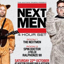 The Nextmen (4 Hour Set) at Hoxton Square Bar & Kitchen on Saturday 22nd October 2016