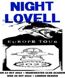 Night Lovell at Islington Assembly Hall on Friday 26th August 2022